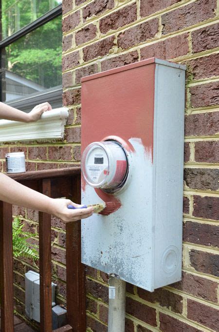 paint electric meter box|best paint for meter box.